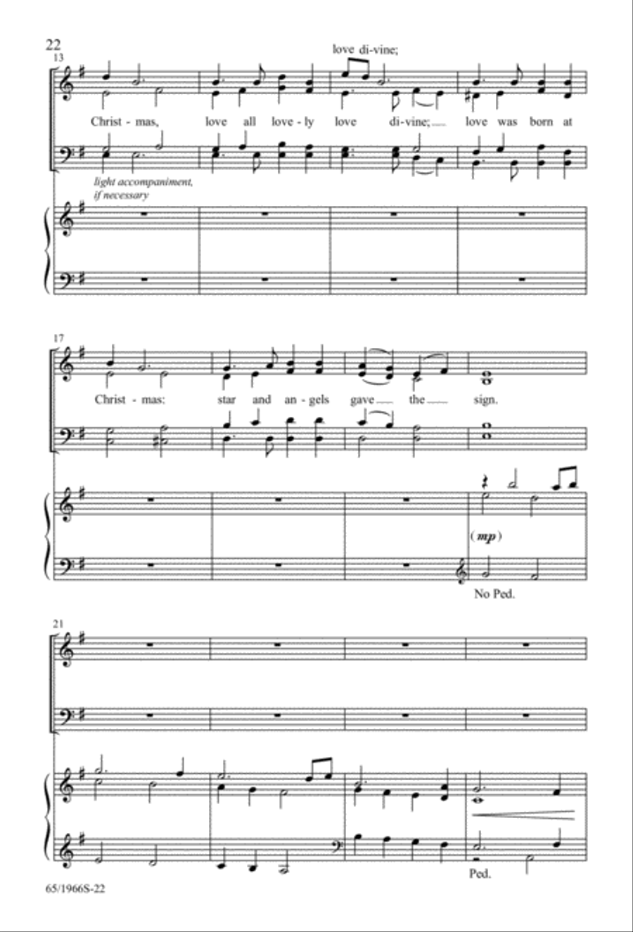 The Holy Child 4-Part scores gallery preview page 22