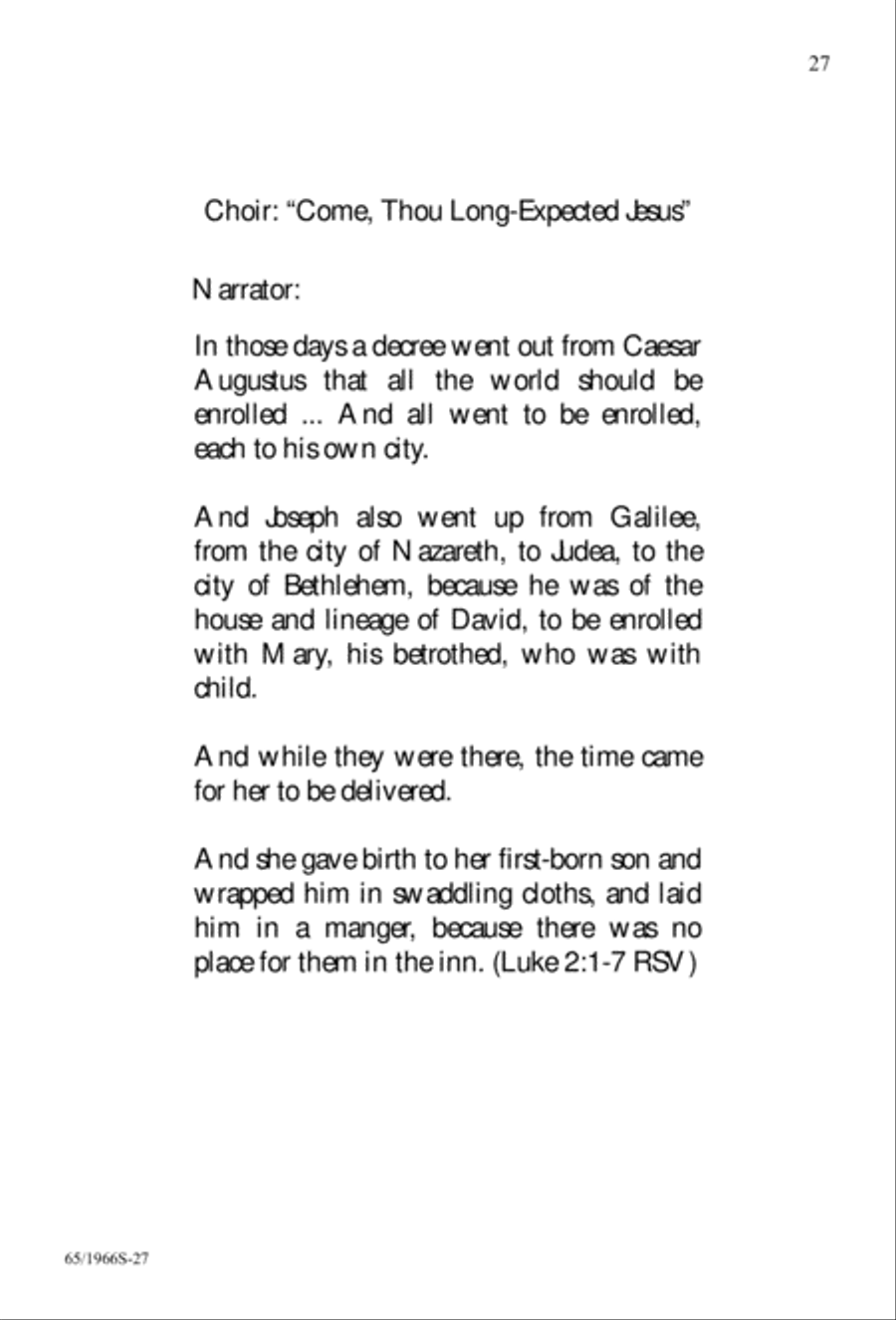 The Holy Child 4-Part scores gallery preview page 27