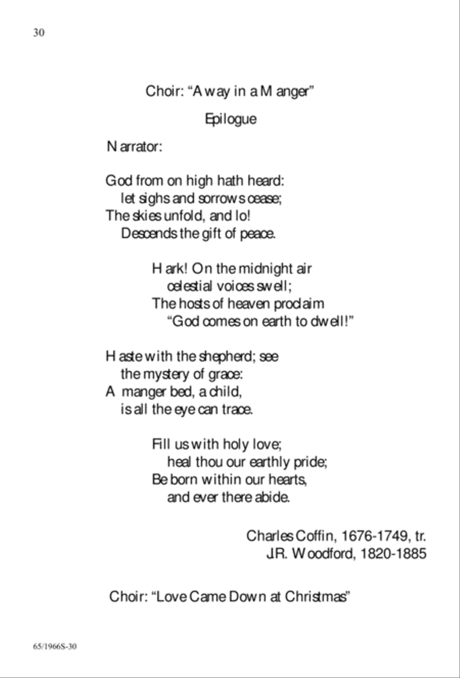 The Holy Child 4-Part scores gallery preview page 30