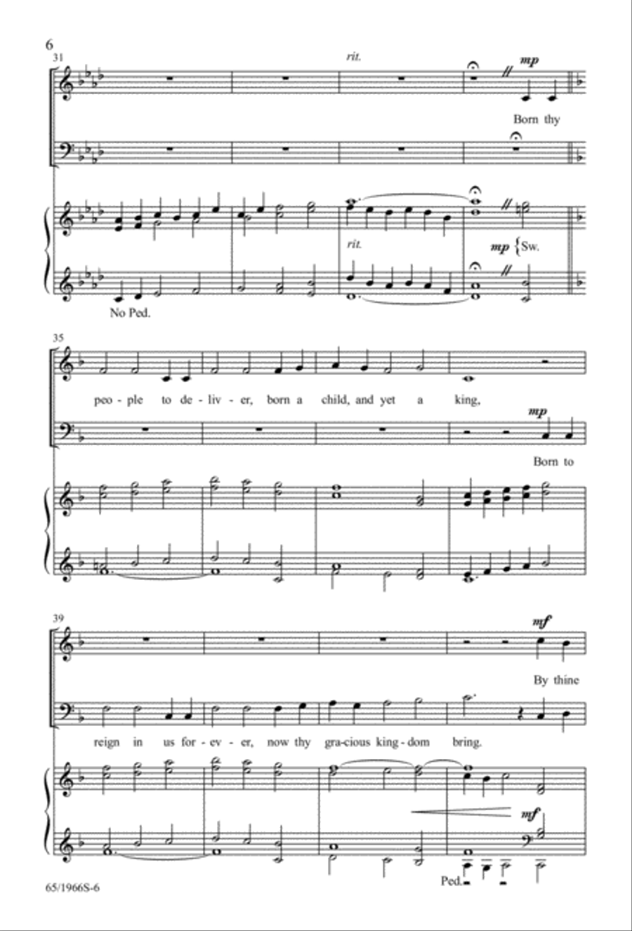The Holy Child 4-Part scores gallery preview page 6
