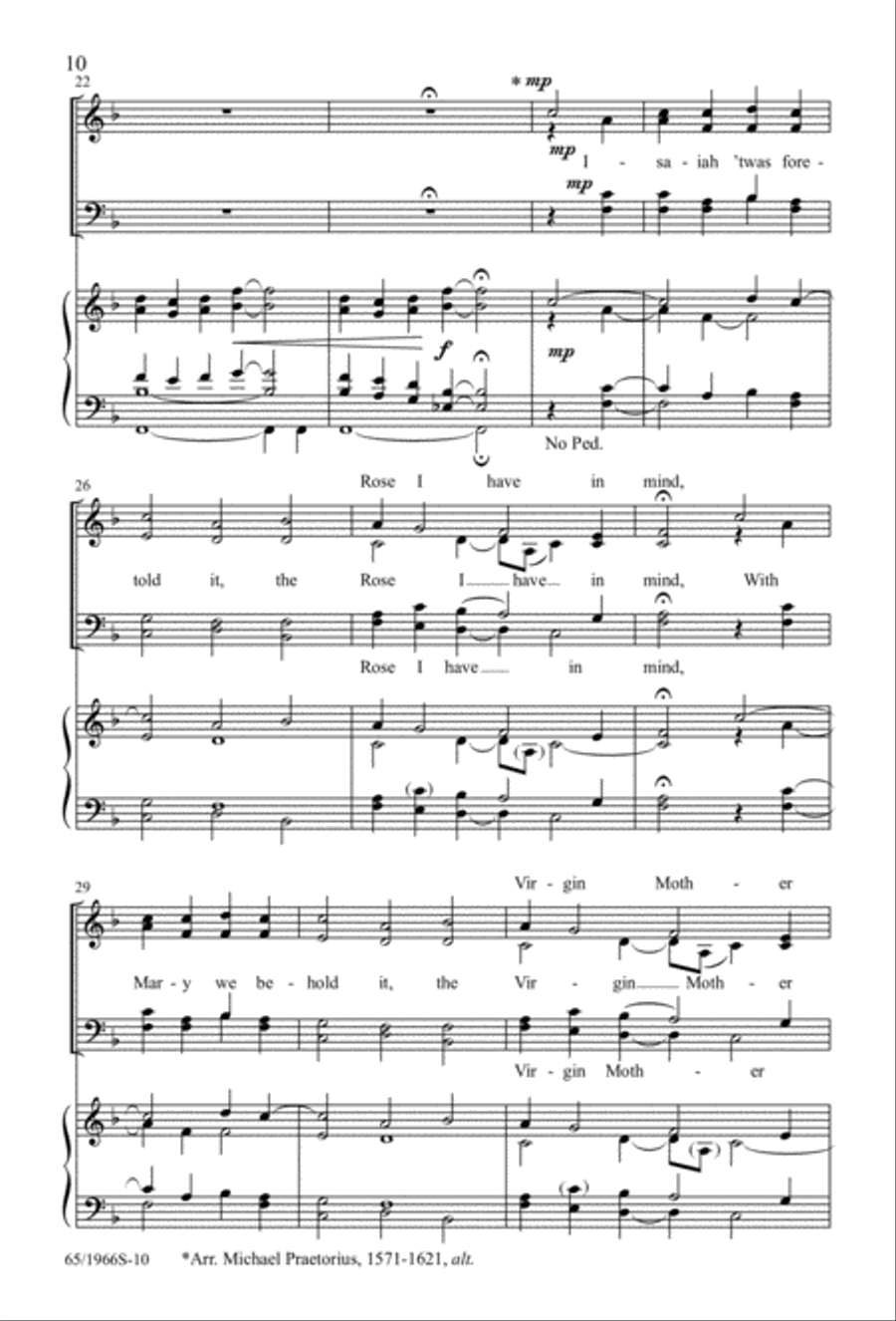 The Holy Child 4-Part scores gallery preview page 10