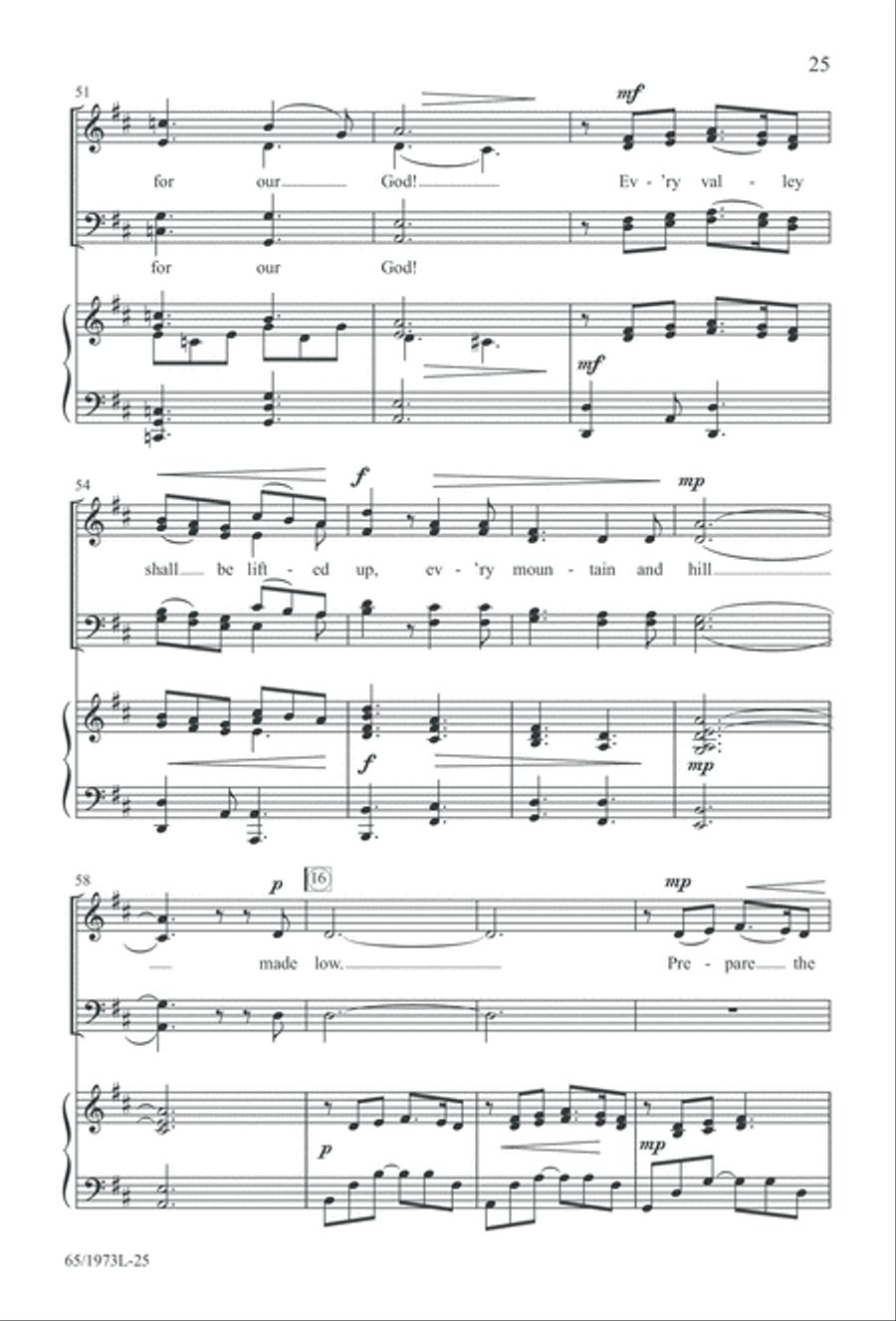 Born a Savior, Born a King (Digital Download) 4-Part scores gallery preview page 25