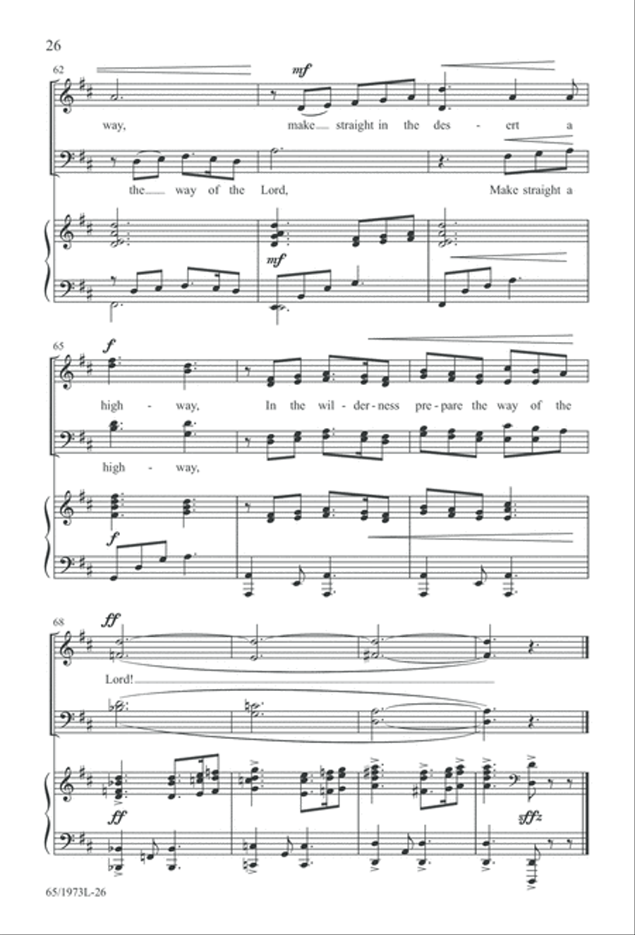 Born a Savior, Born a King (Digital Download) 4-Part scores gallery preview page 26