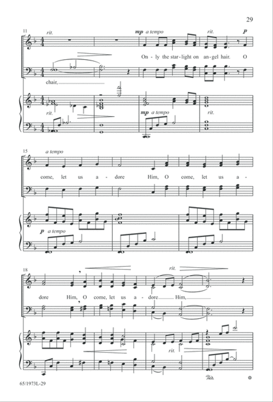 Born a Savior, Born a King (Digital Download) 4-Part scores gallery preview page 29