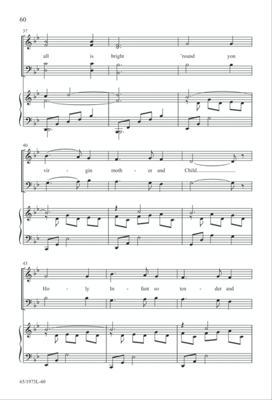 Born a Savior, Born a King (Digital Download) 4-Part scores gallery preview page 60