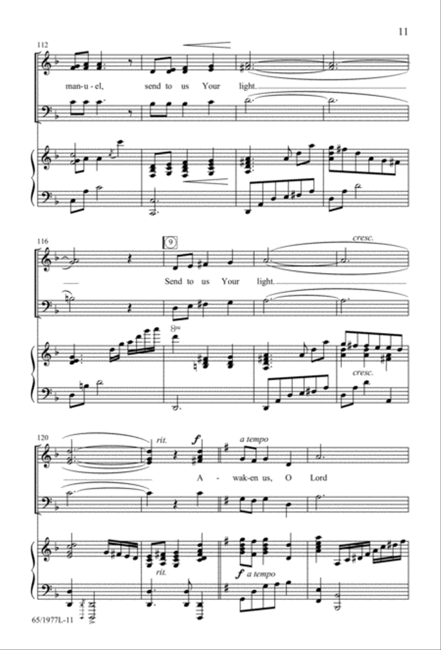 Let Heaven and Nature Sing Gloria! (Digital Download) 3-Part scores gallery preview page 13