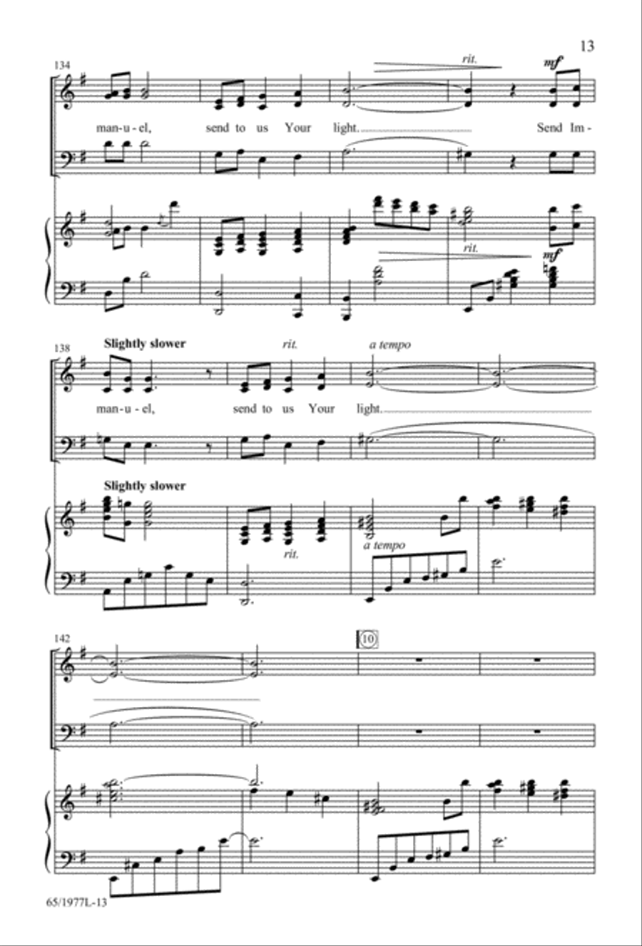 Let Heaven and Nature Sing Gloria! (Digital Download) 3-Part scores gallery preview page 15