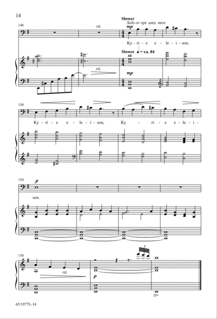 Let Heaven and Nature Sing Gloria! (Digital Download) 3-Part scores gallery preview page 16