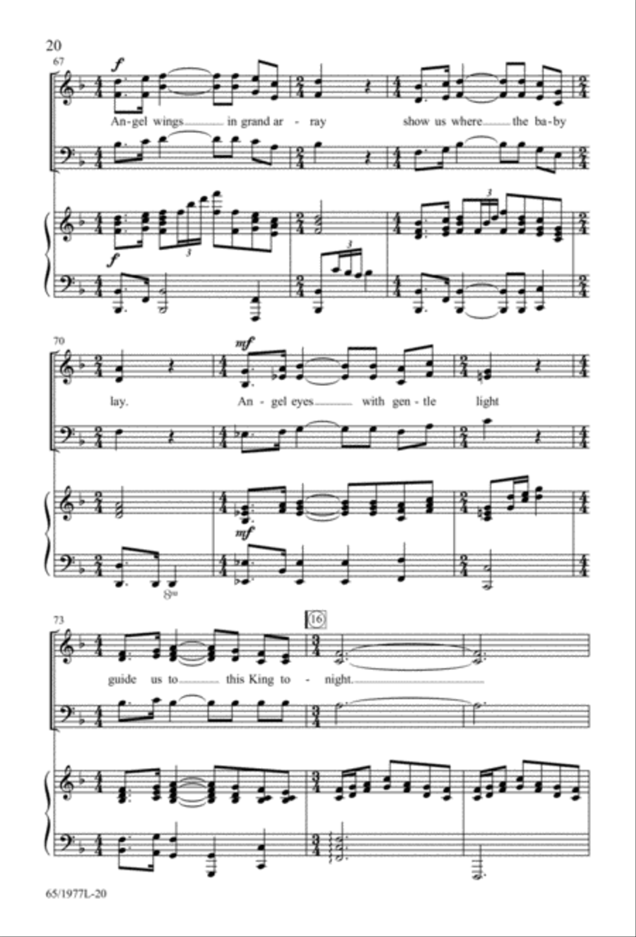 Let Heaven and Nature Sing Gloria! (Digital Download) 3-Part scores gallery preview page 22