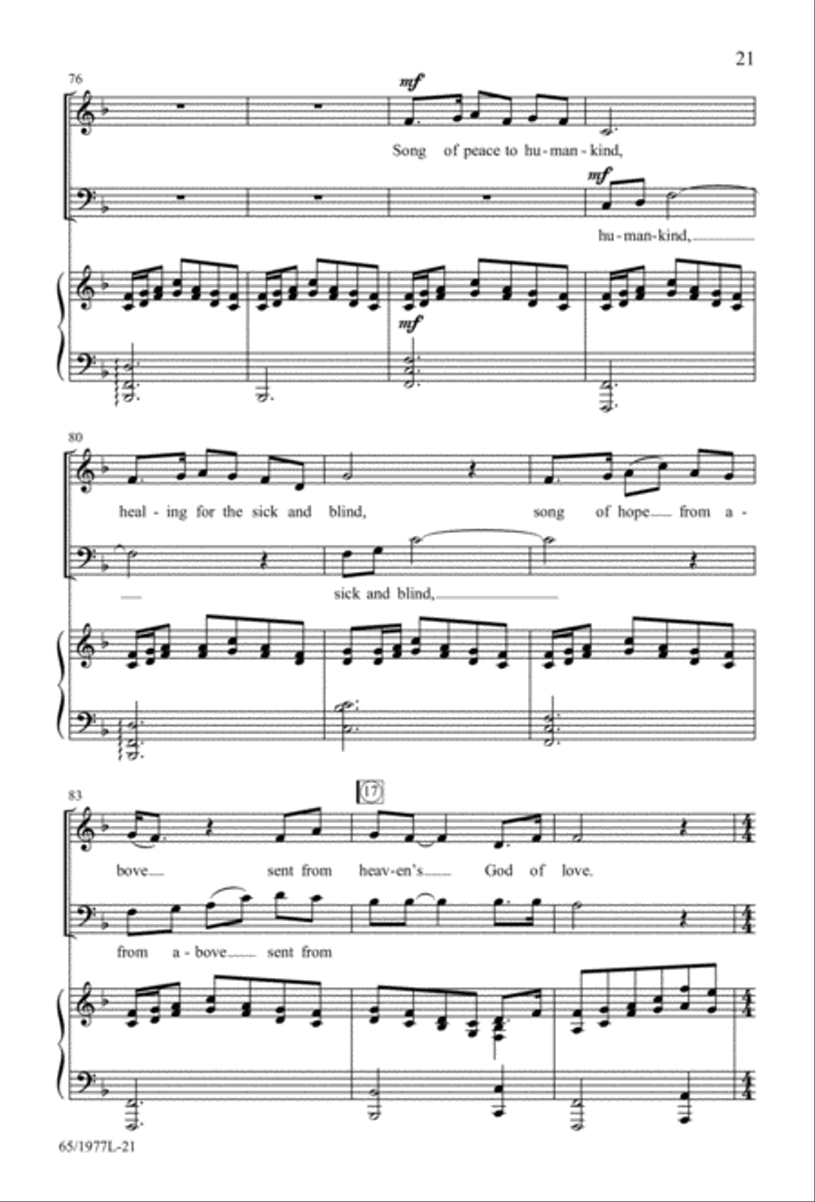 Let Heaven and Nature Sing Gloria! (Digital Download) 3-Part scores gallery preview page 23