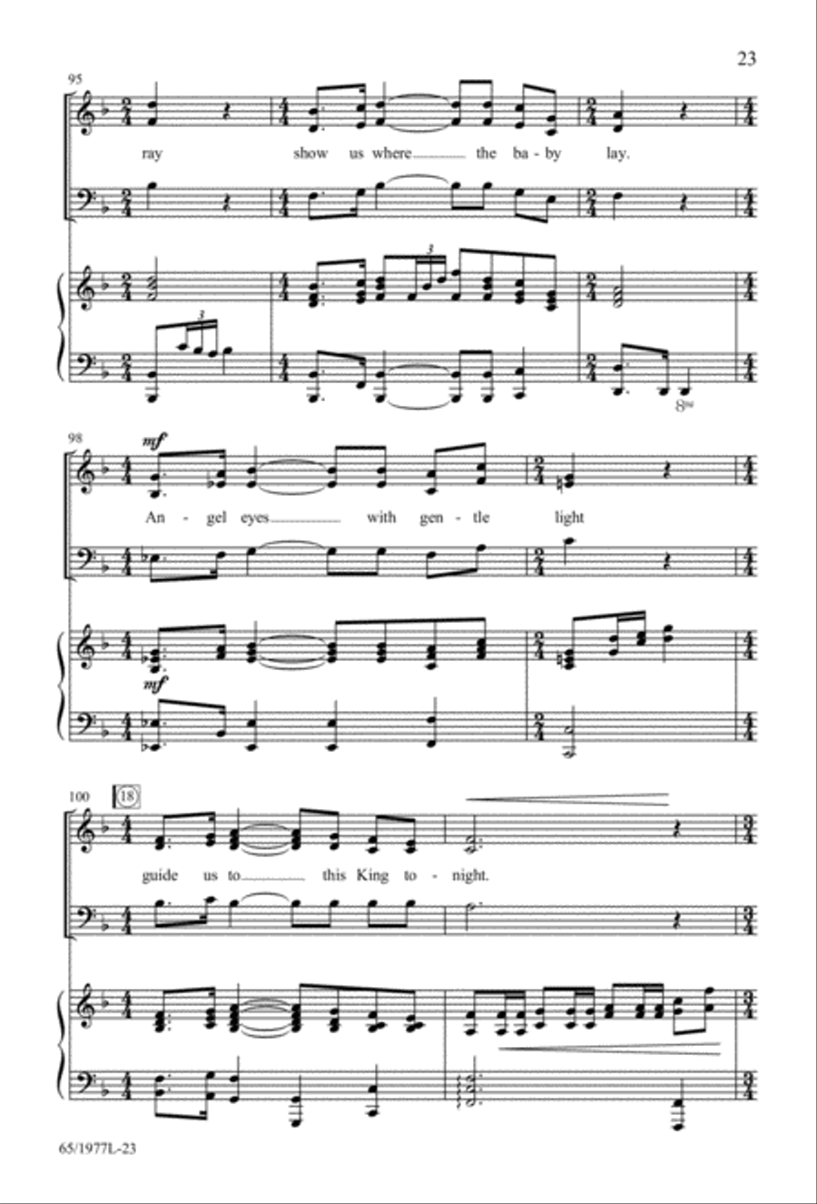 Let Heaven and Nature Sing Gloria! (Digital Download) 3-Part scores gallery preview page 25