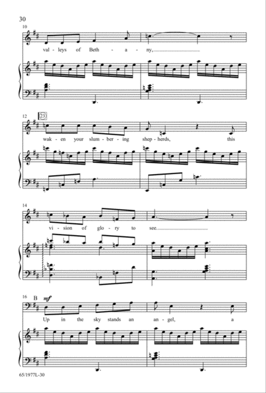 Let Heaven and Nature Sing Gloria! (Digital Download) 3-Part scores gallery preview page 32