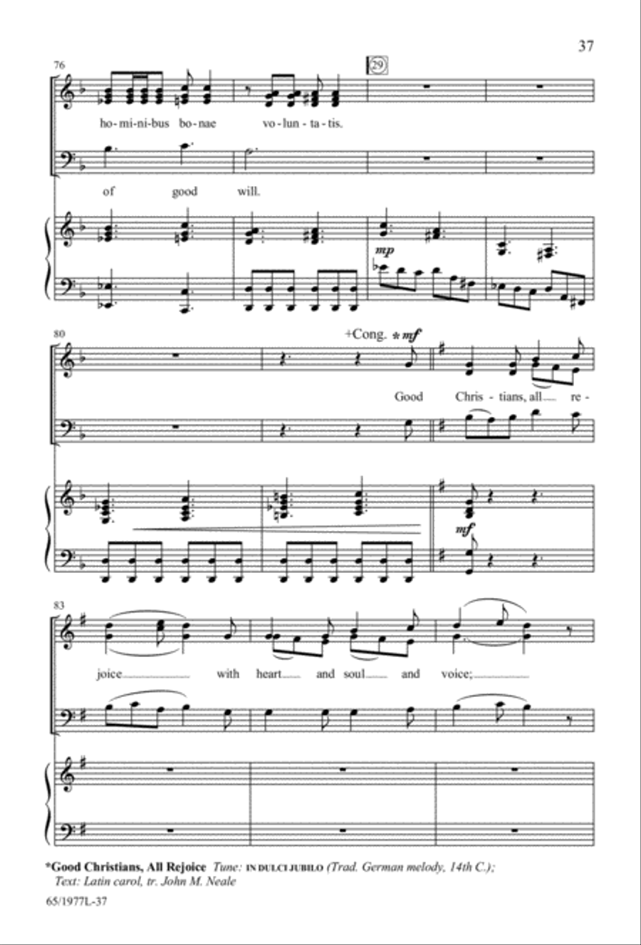 Let Heaven and Nature Sing Gloria! (Digital Download) 3-Part scores gallery preview page 39