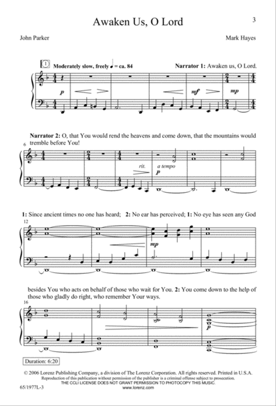 Let Heaven and Nature Sing Gloria! (Digital Download) 3-Part scores gallery preview page 5