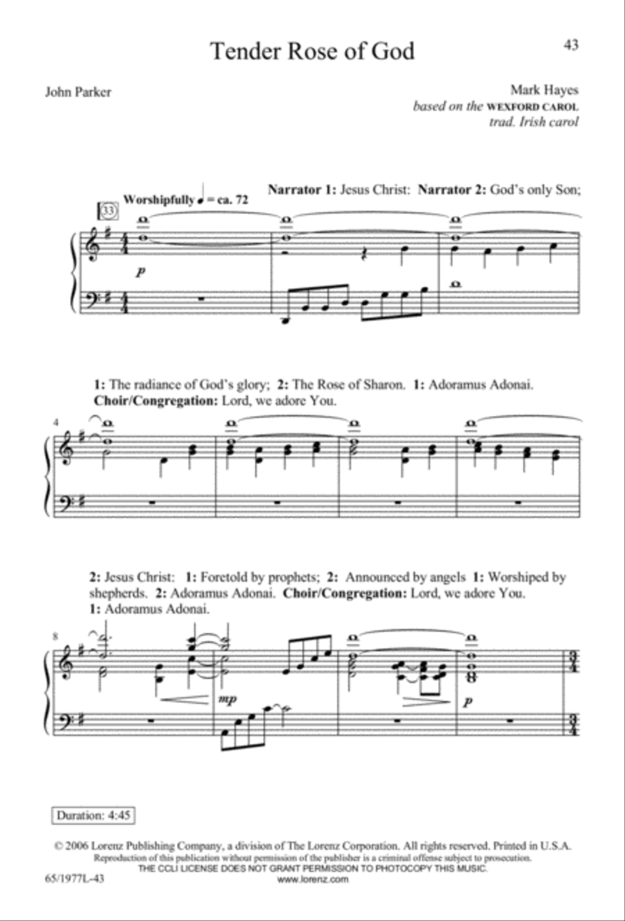 Let Heaven and Nature Sing Gloria! (Digital Download) 3-Part scores gallery preview page 45