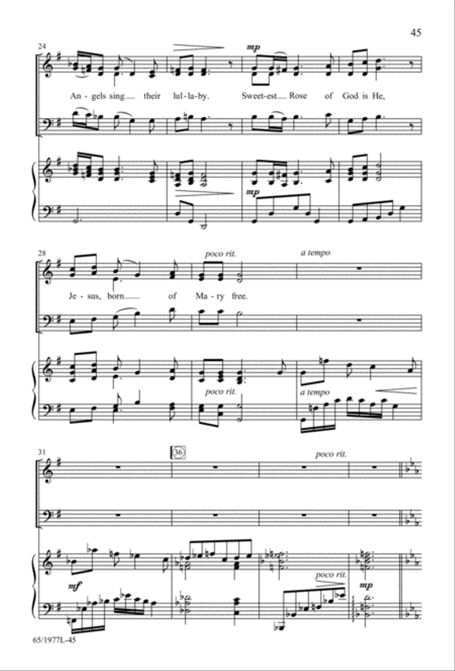 Let Heaven and Nature Sing Gloria! (Digital Download) 3-Part scores gallery preview page 47