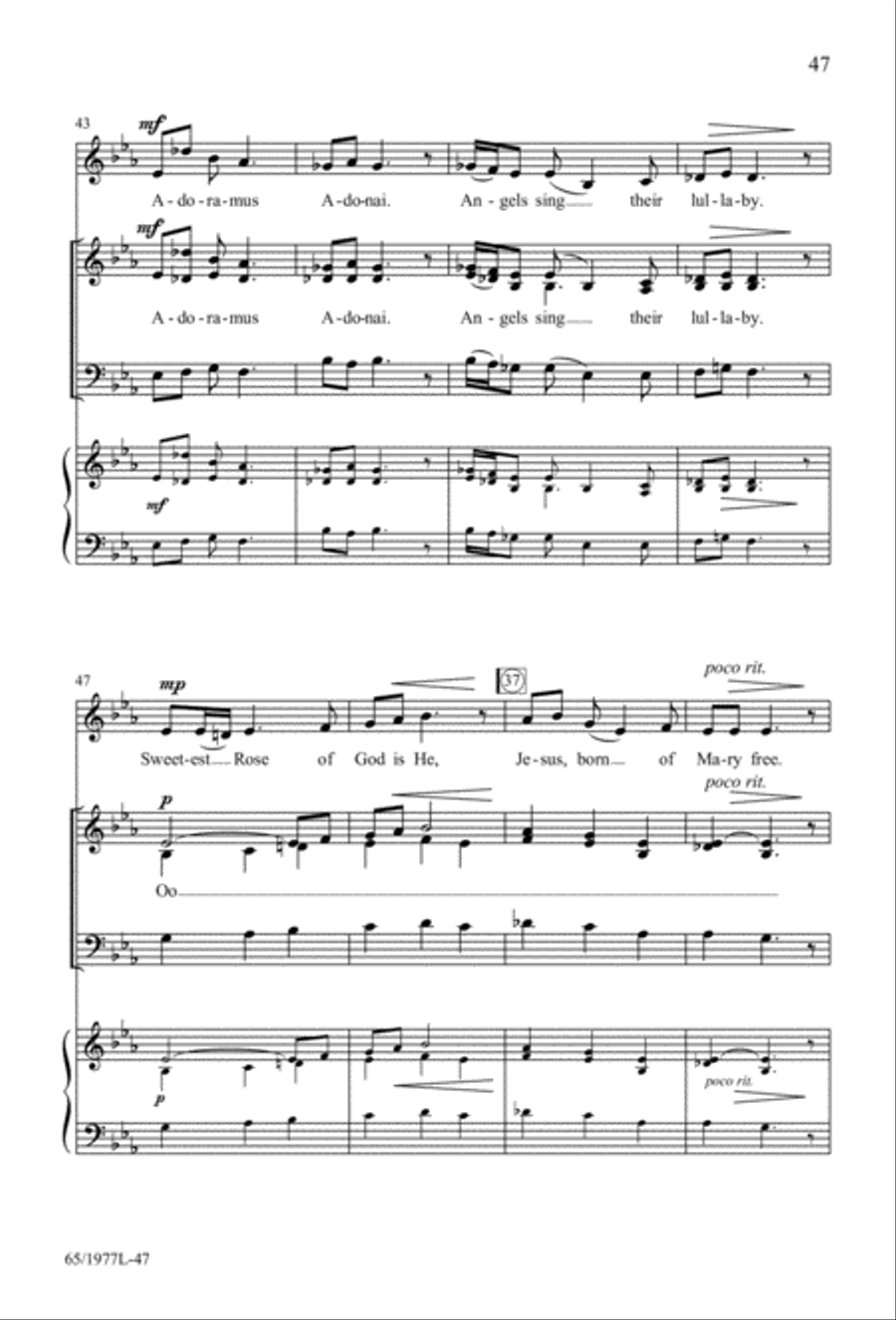 Let Heaven and Nature Sing Gloria! (Digital Download) 3-Part scores gallery preview page 49