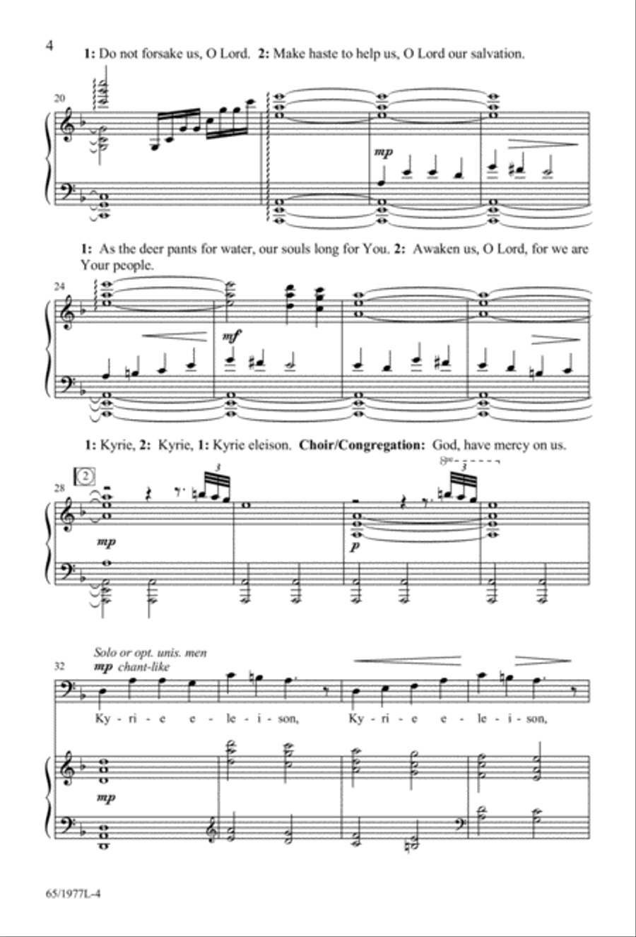Let Heaven and Nature Sing Gloria! (Digital Download) 3-Part scores gallery preview page 6