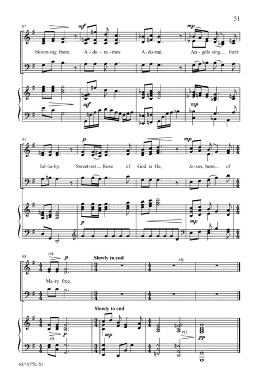 Let Heaven and Nature Sing Gloria! (Digital Download) 3-Part scores gallery preview page 53