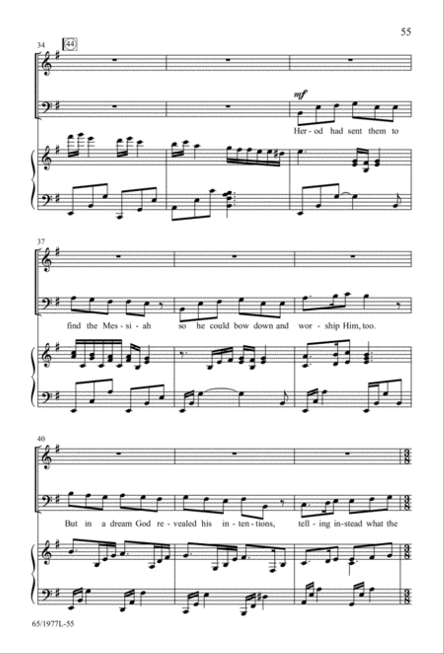 Let Heaven and Nature Sing Gloria! (Digital Download) 3-Part scores gallery preview page 57