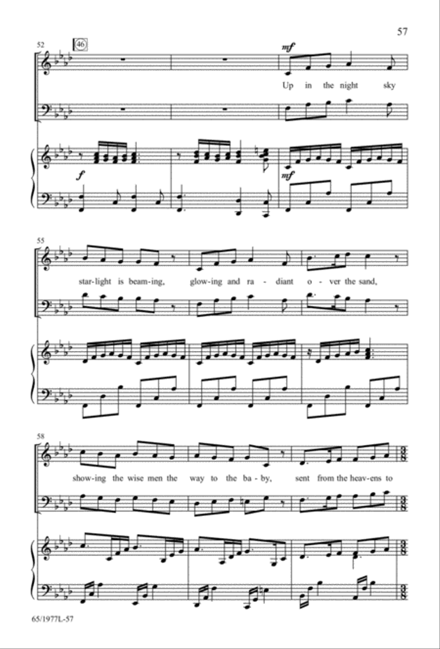 Let Heaven and Nature Sing Gloria! (Digital Download) 3-Part scores gallery preview page 59