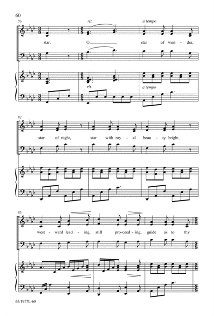 Let Heaven and Nature Sing Gloria! (Digital Download) 3-Part scores gallery preview page 62