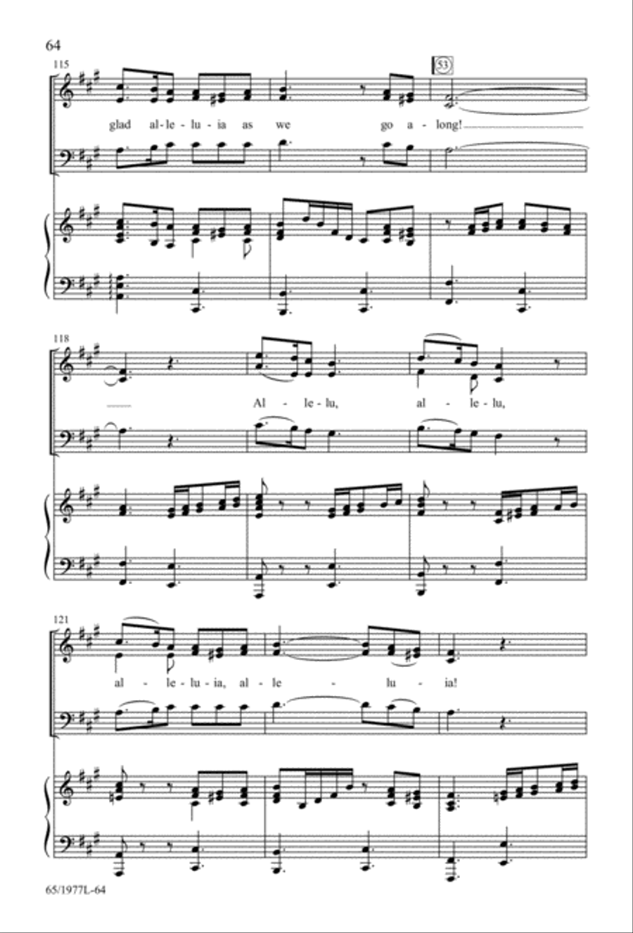 Let Heaven and Nature Sing Gloria! (Digital Download) 3-Part scores gallery preview page 66