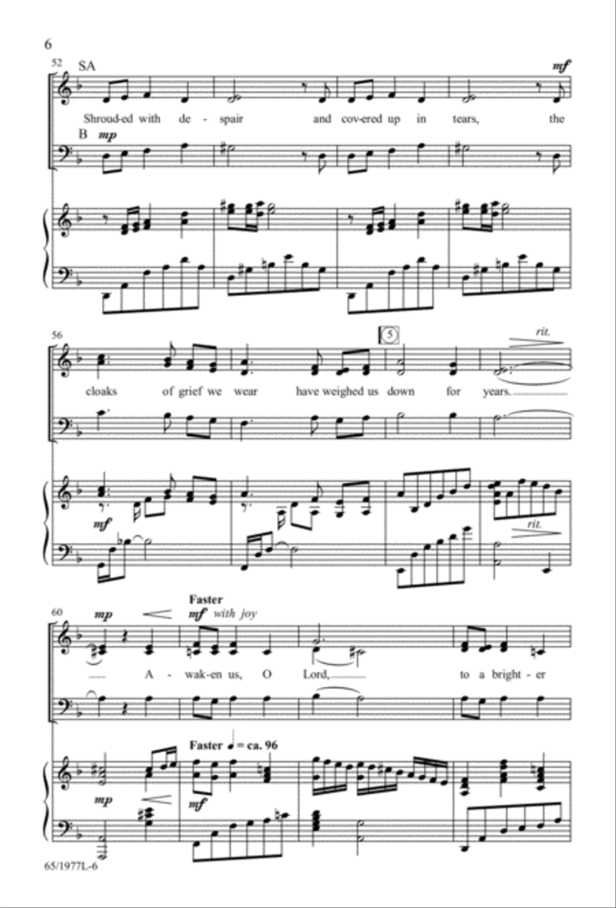 Let Heaven and Nature Sing Gloria! (Digital Download) 3-Part scores gallery preview page 8