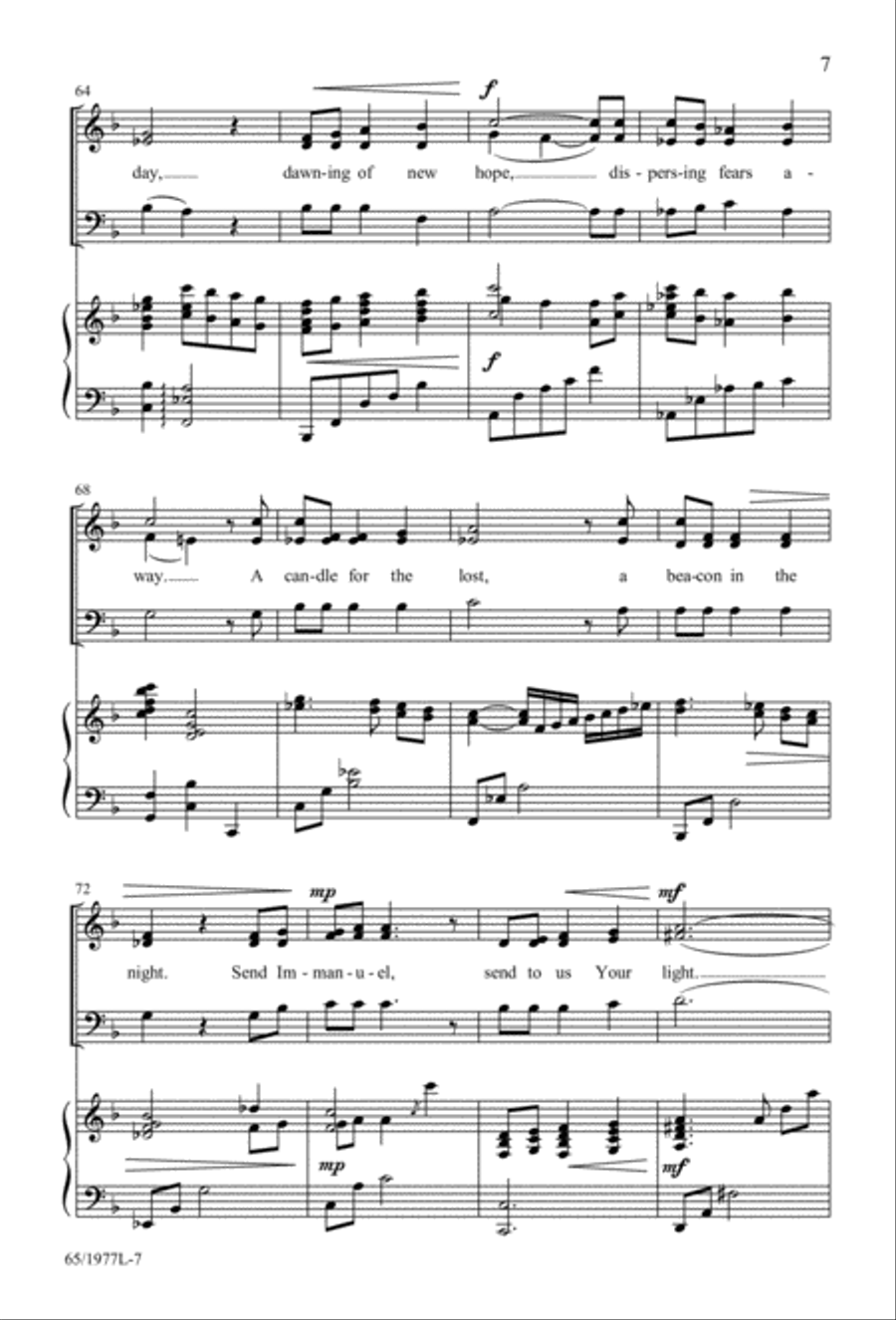 Let Heaven and Nature Sing Gloria! (Digital Download) 3-Part scores gallery preview page 9