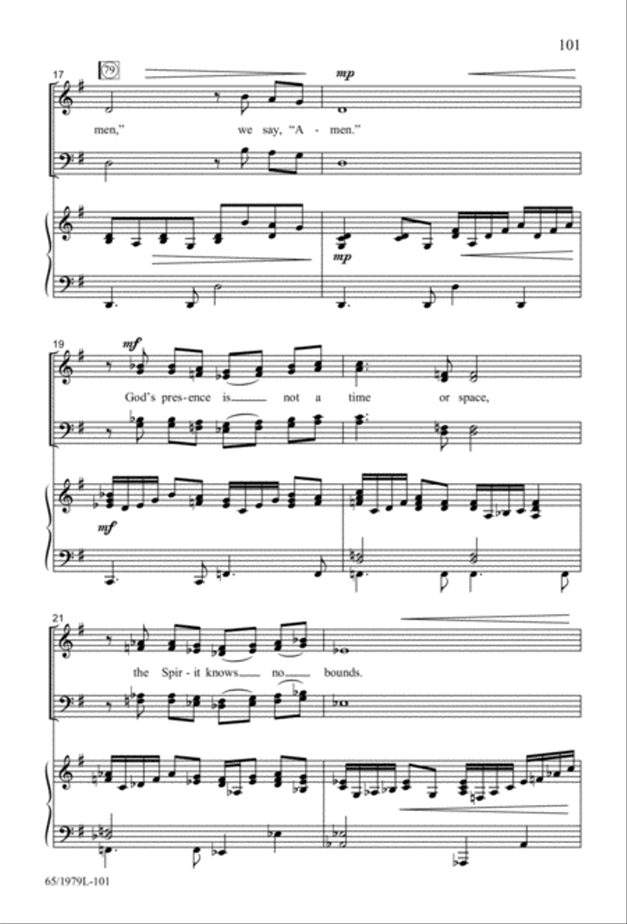 Together for Christmas (Digital Download) 4-Part scores gallery preview page 101
