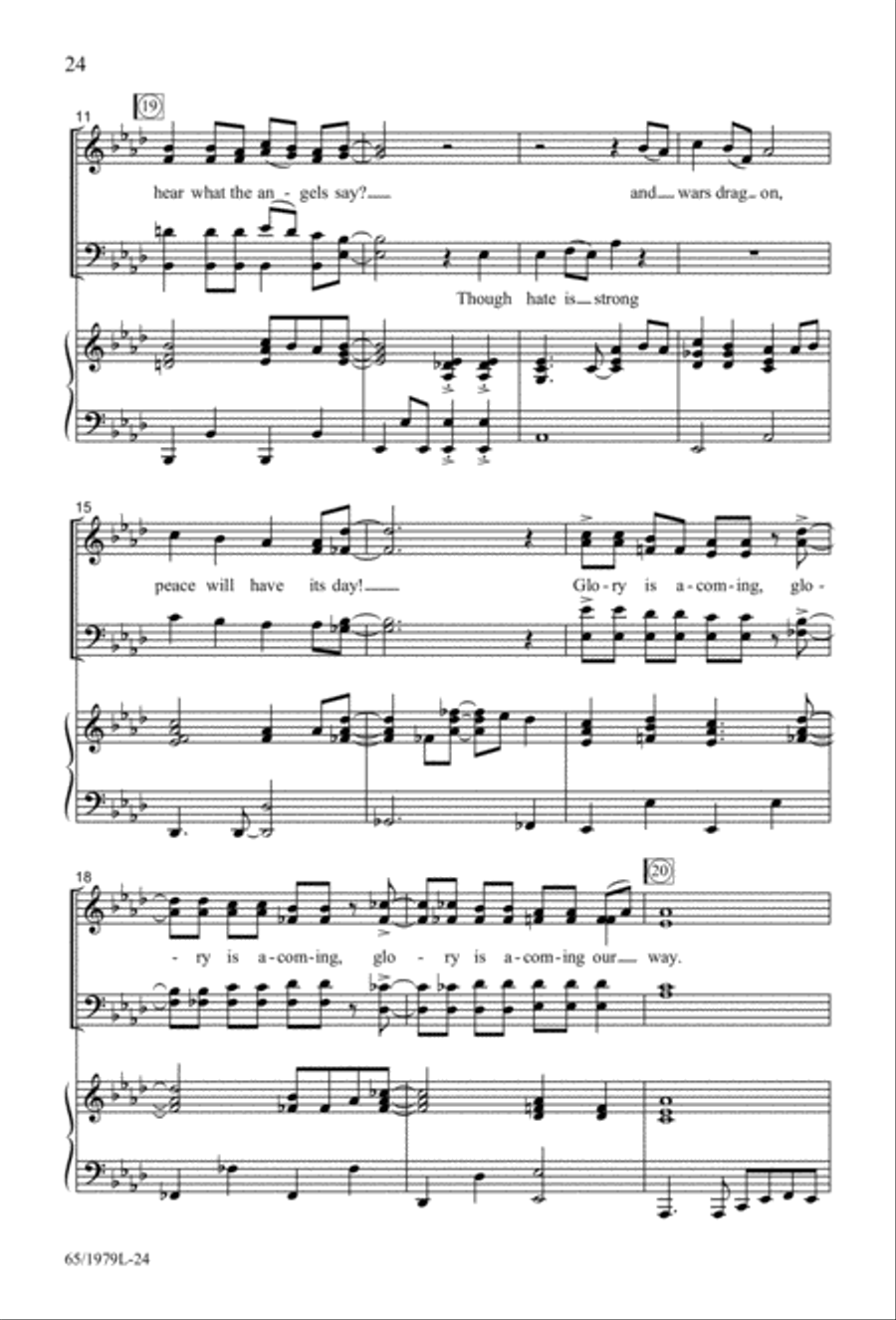 Together for Christmas (Digital Download) 4-Part scores gallery preview page 24