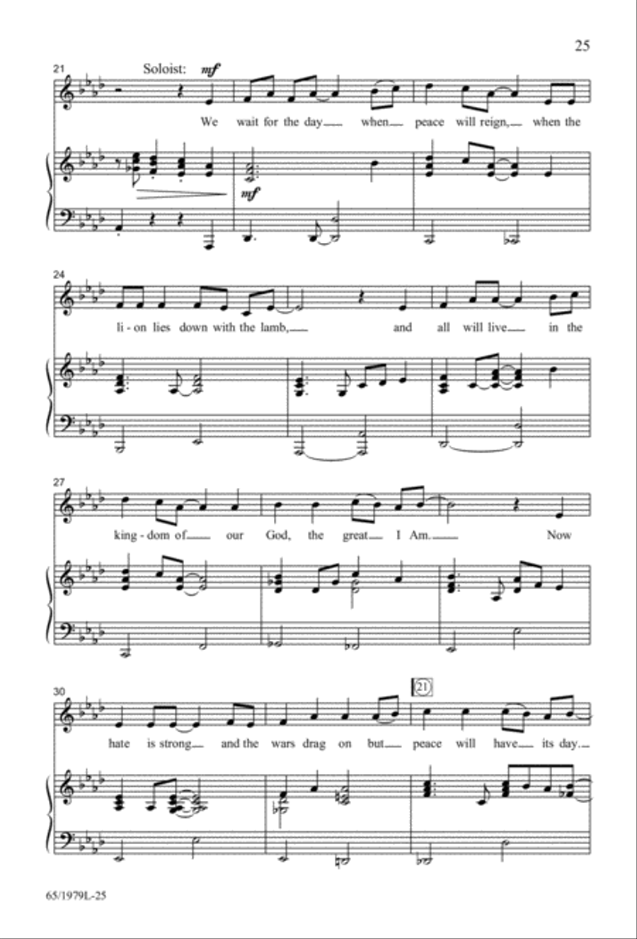 Together for Christmas (Digital Download) 4-Part scores gallery preview page 25