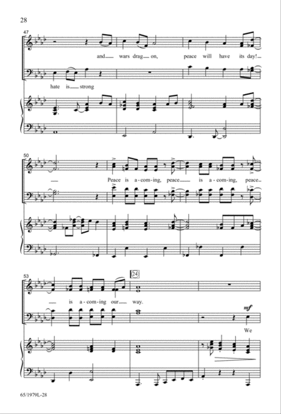 Together for Christmas (Digital Download) 4-Part scores gallery preview page 28