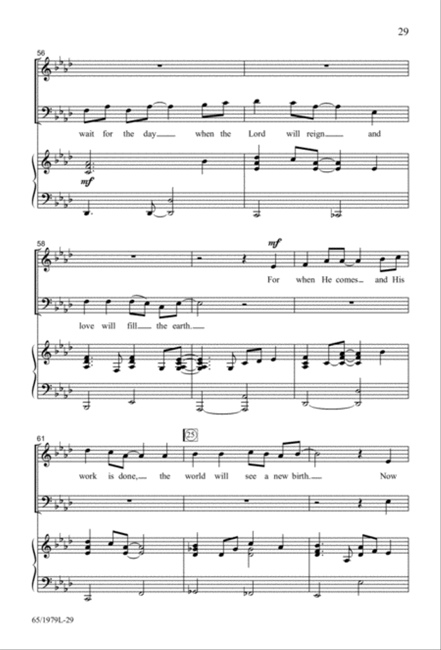 Together for Christmas (Digital Download) 4-Part scores gallery preview page 29