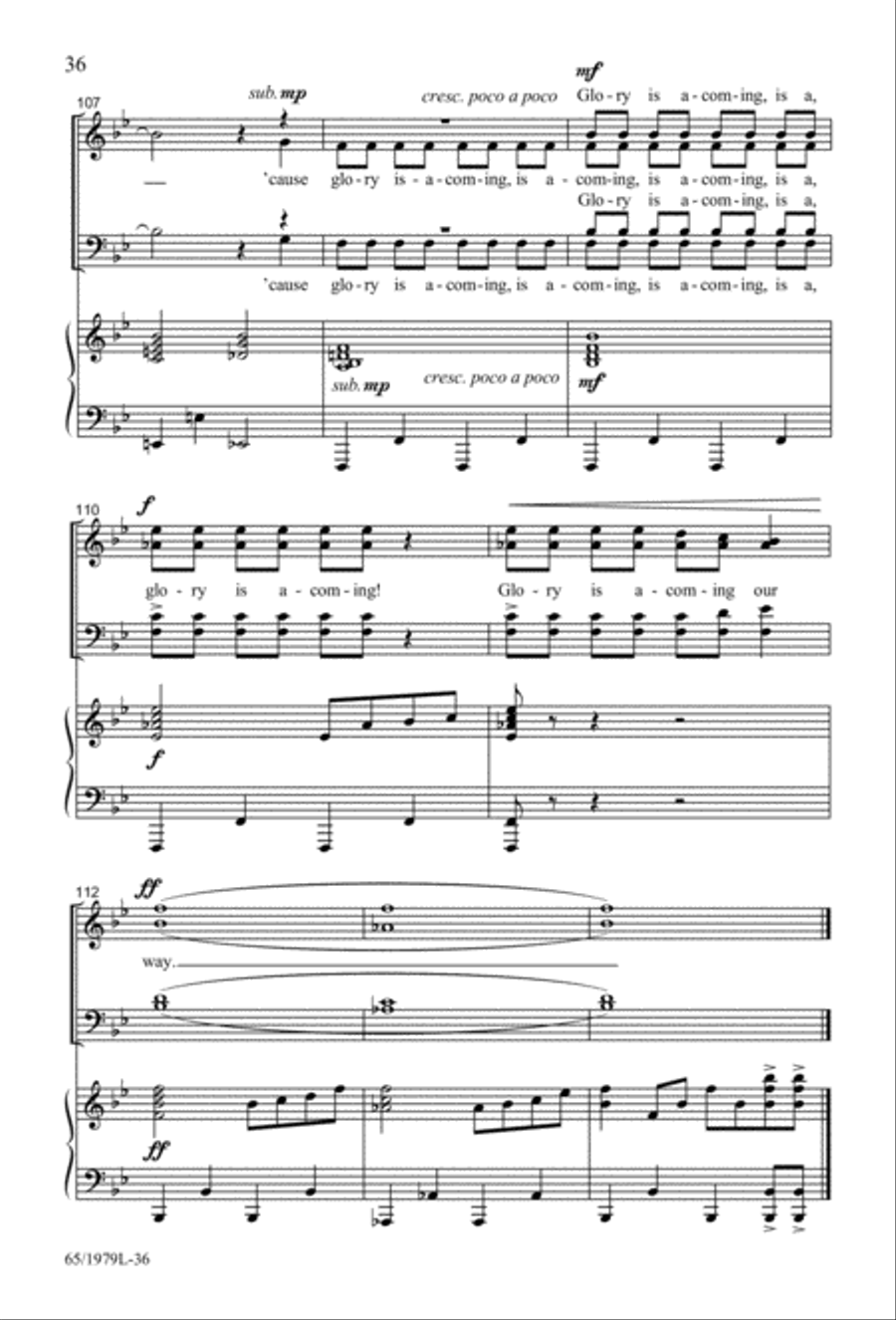 Together for Christmas (Digital Download) 4-Part scores gallery preview page 36