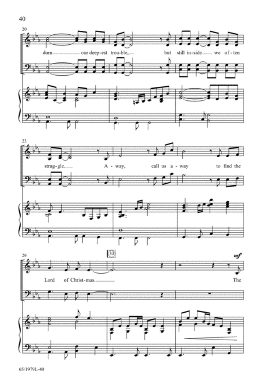 Together for Christmas (Digital Download) 4-Part scores gallery preview page 40