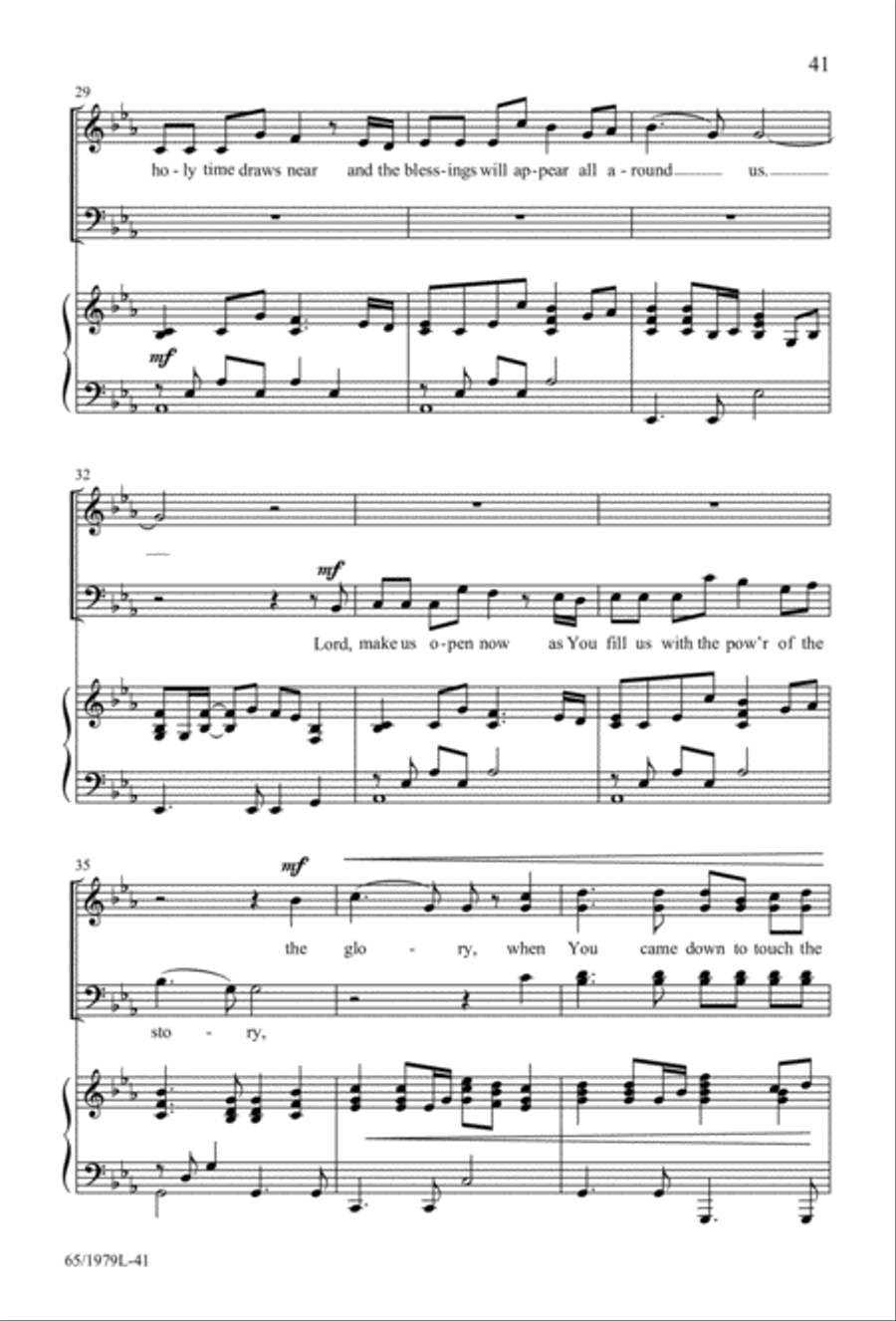Together for Christmas (Digital Download) 4-Part scores gallery preview page 41