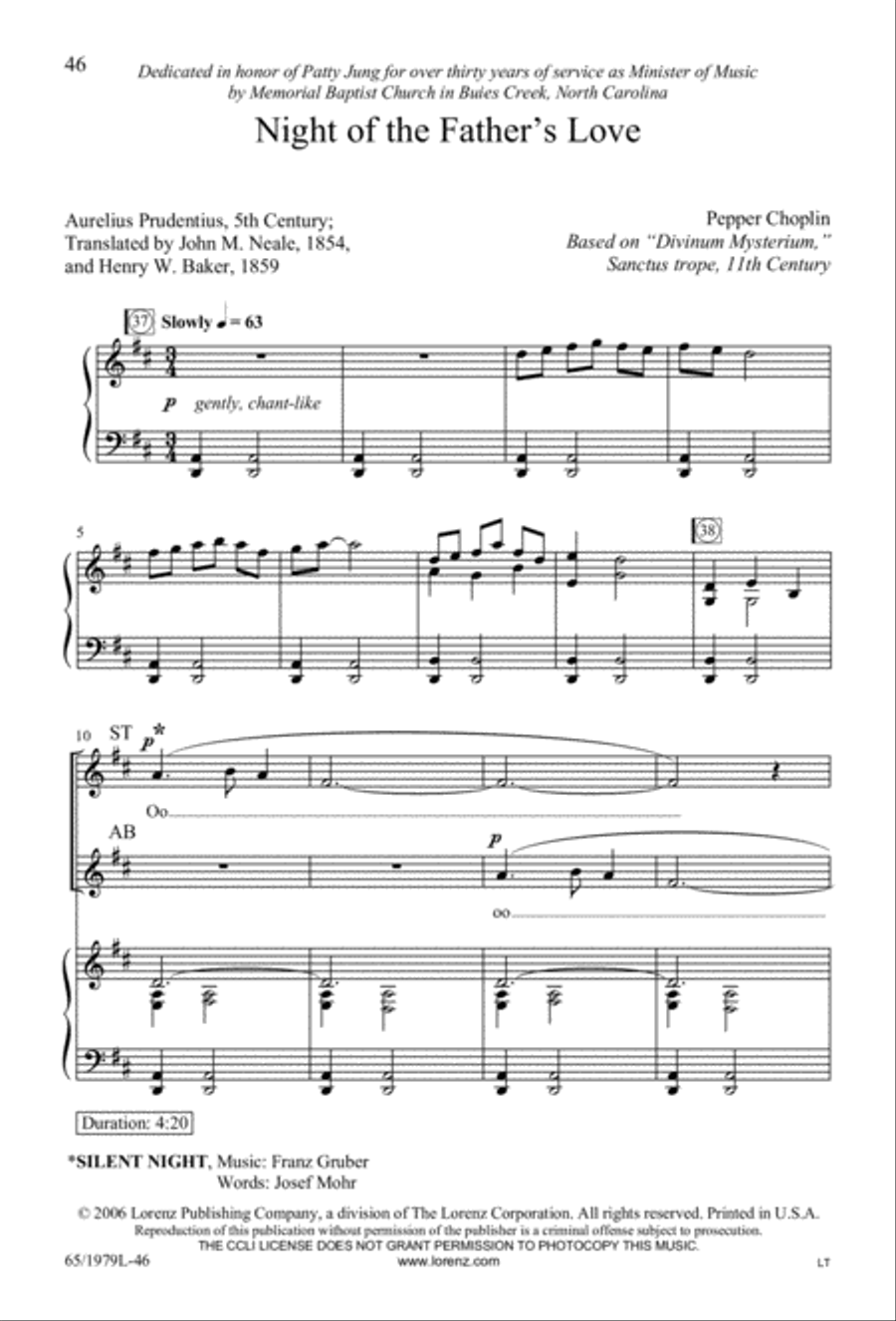 Together for Christmas (Digital Download) 4-Part scores gallery preview page 46