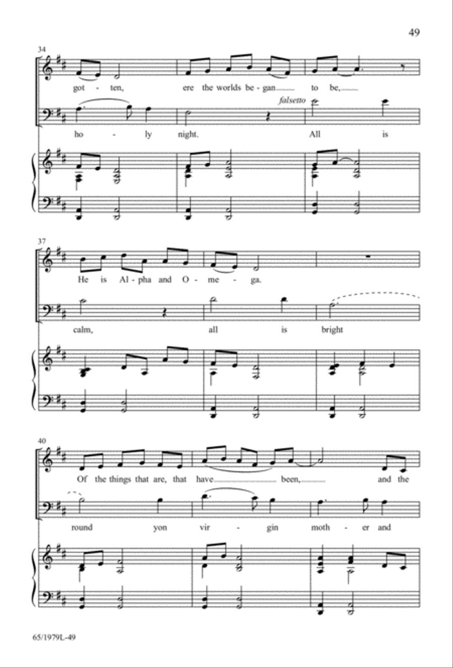 Together for Christmas (Digital Download) 4-Part scores gallery preview page 49