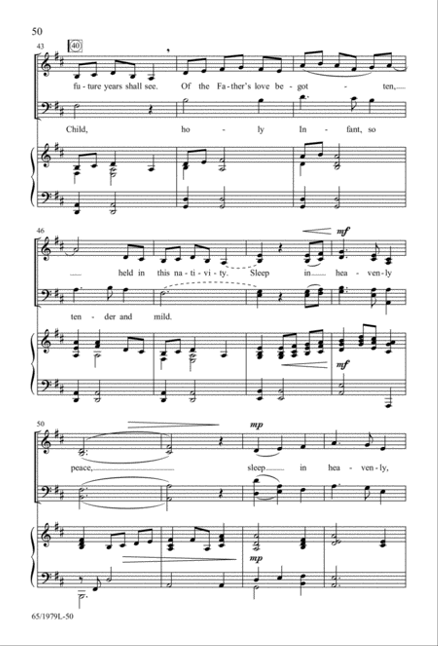Together for Christmas (Digital Download) 4-Part scores gallery preview page 50