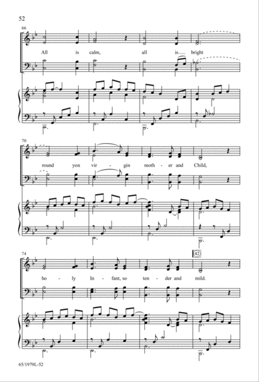 Together for Christmas (Digital Download) 4-Part scores gallery preview page 52