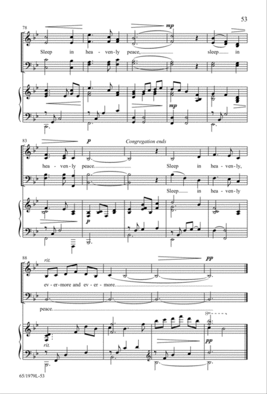 Together for Christmas (Digital Download) 4-Part scores gallery preview page 53