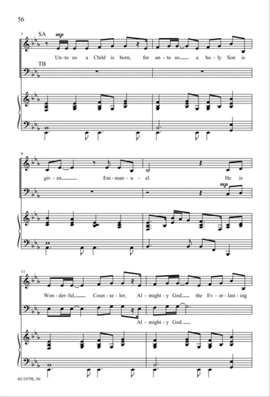 Together for Christmas (Digital Download) 4-Part scores gallery preview page 56