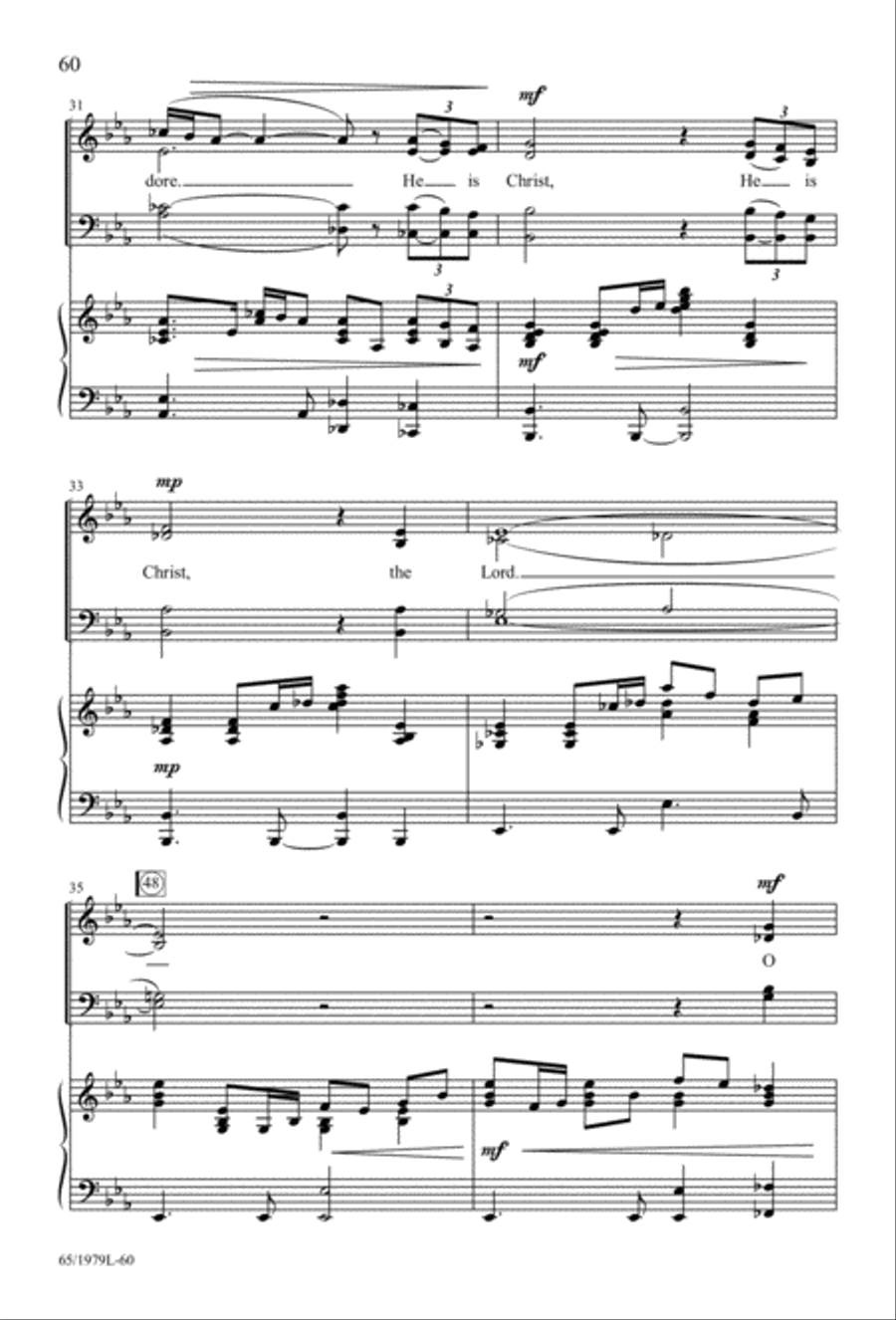Together for Christmas (Digital Download) 4-Part scores gallery preview page 60