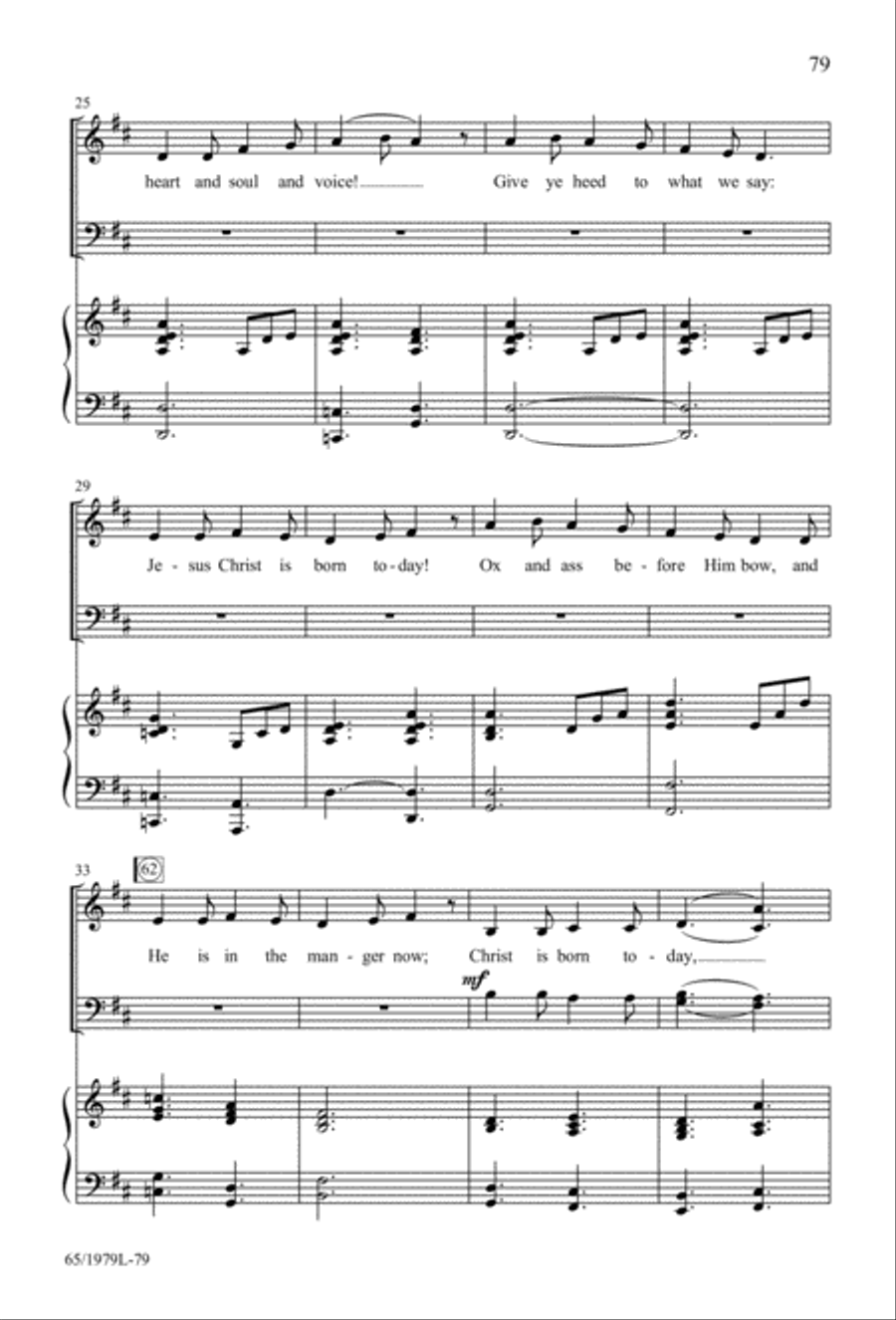 Together for Christmas (Digital Download) 4-Part scores gallery preview page 79