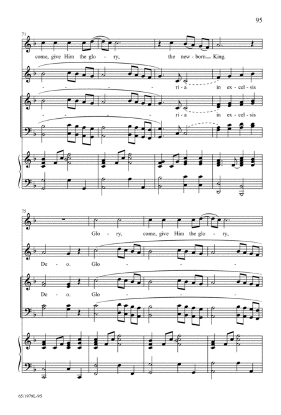 Together for Christmas (Digital Download) 4-Part scores gallery preview page 95