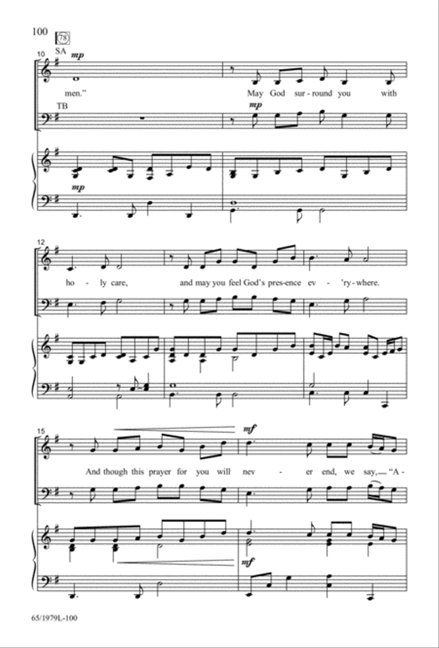Together for Christmas (Digital Download) 4-Part scores gallery preview page 100