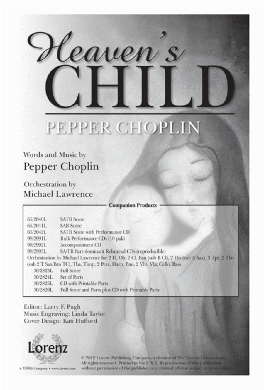 Heaven's Child (Digital Download) 4-Part scores gallery preview page 1