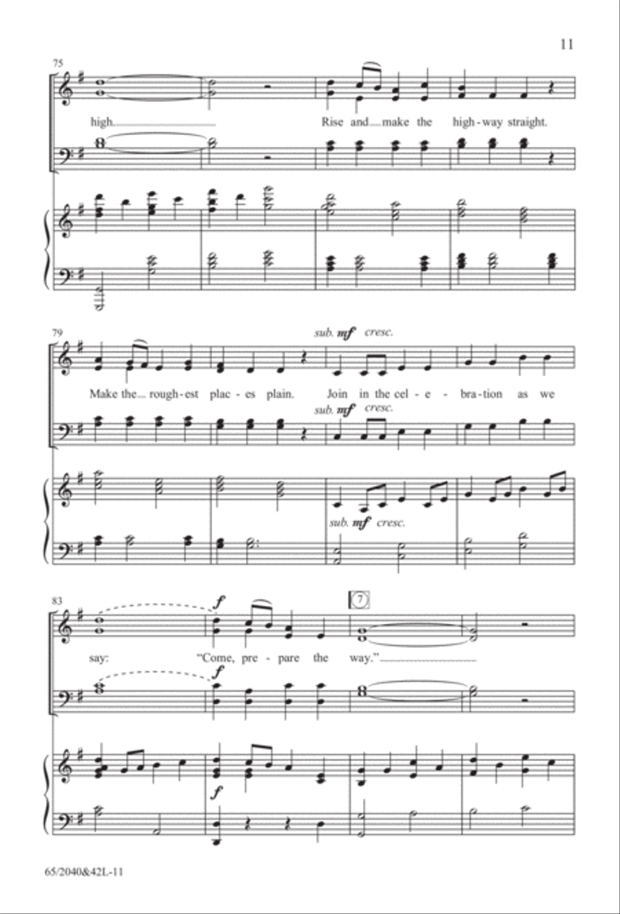 Heaven's Child (Digital Download) 4-Part scores gallery preview page 11