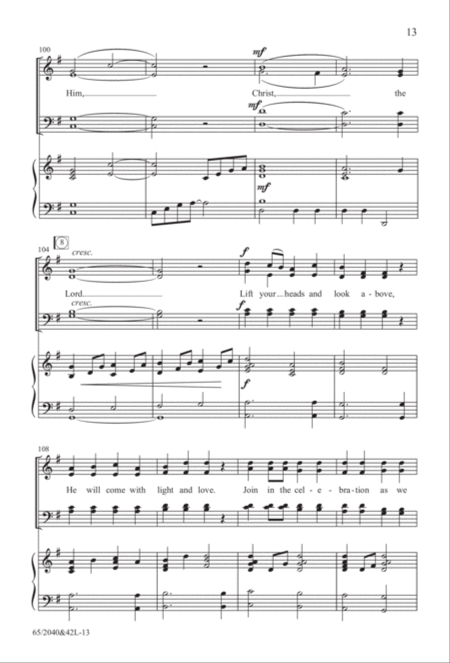 Heaven's Child (Digital Download) 4-Part scores gallery preview page 13